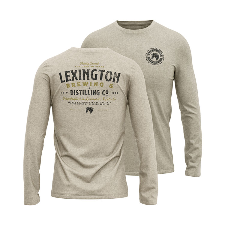 Lexington Brewing Co. Gray Long Sleeve Shirt